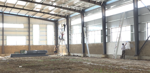 &ldquo;彭澤鯽&rdquo;工廠化水產養殖基地項目建設正酣